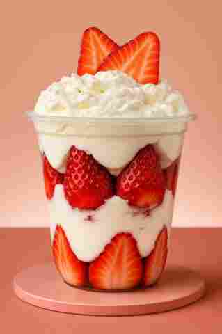 fresas con crema