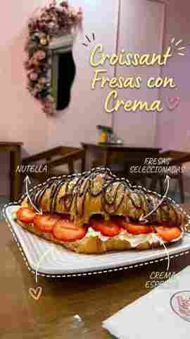 croaissant fresas con crema